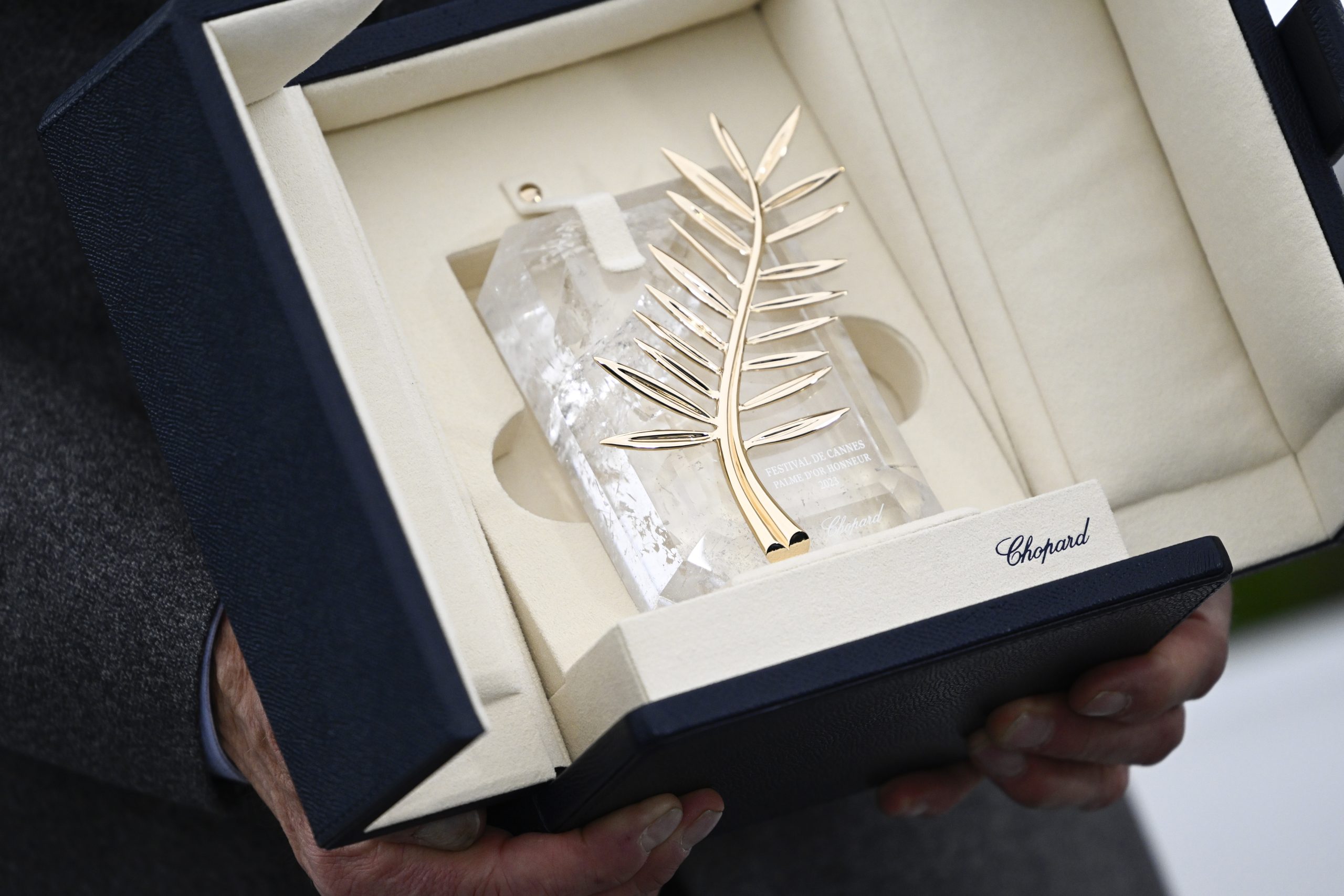 A Palme d'Or given out to Harrison Ford at the 2023 Cannes Film Festival