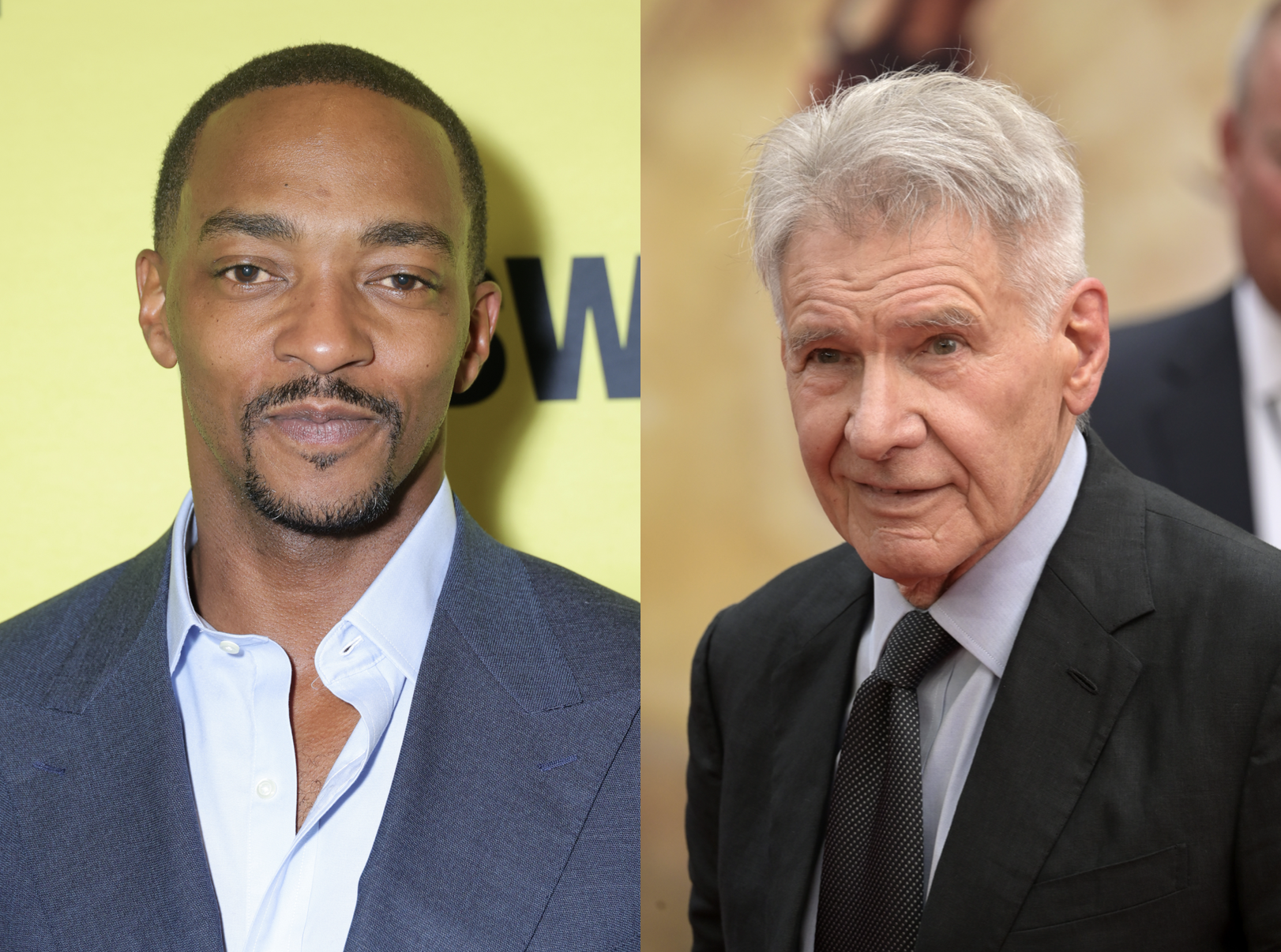 Anthony Mackie and Harrison Ford